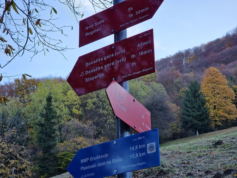 Donačka gora in Boč, 1. 11. 2025