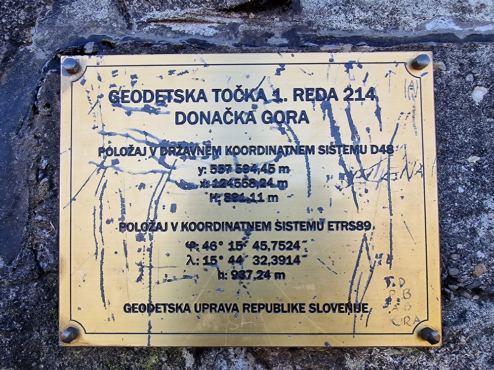 Donačka gora in Boč, 1. 11. 2025