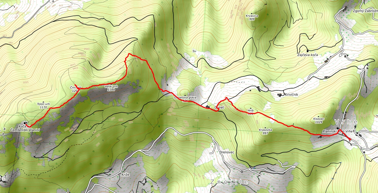 Vrhe - Čemšeniška planina, 23. 11. 2025