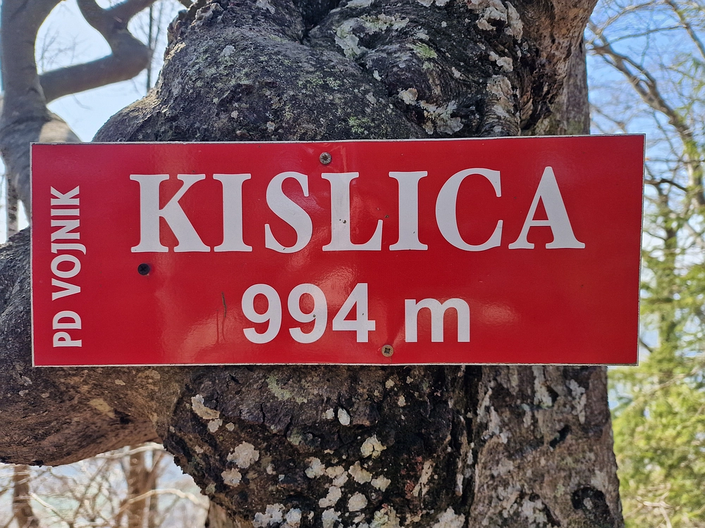 Kislica, Špičasti vrh, 8. 3. 2026