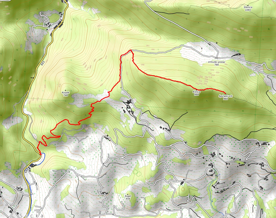 Kislica, Špičasti vrh, 8. 3. 2026